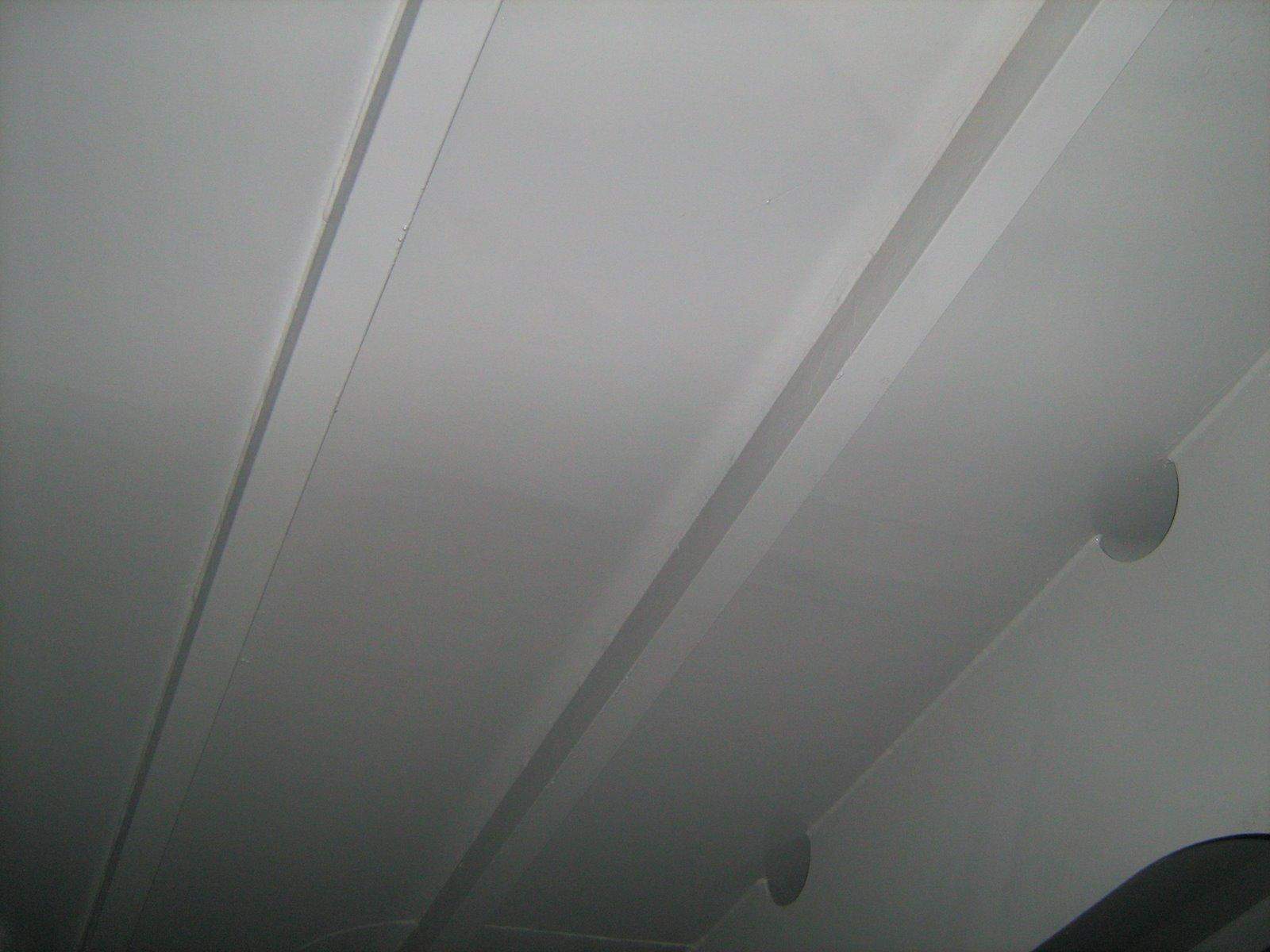 internal ballast tank roof and wall painted grey